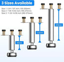 Garbage Disposal Support, Adjustable Spring Shock Absorber Bracket (7.48-10.62 inch (19-27cm)), Holds Up tp 440lbs, Stainless Steel Noise Reduction Installation Kit by CozyNest Decor