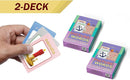 Creanoso US Schools and Learning Flash Cards Series (2-Deck) by TinyTreasures Baby Boutique