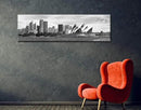 DJSYLIFE Sydney Skyline Wall Art Decor Canvas Print Black and White City Building Landscape Poster Australia Cityscape Modern Artwork Painting for Bedroom Office Home Decoration - 13.8" x 47.3" by CozyNest Decor