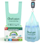 Compostable Trash Bags with handle-tie,Garbage Bags, 2.6 Gallon,Food Waste Bags,Small trash bags for compost bin kitchen,Certified by BPI and OK Compost (2.6G-50count) by GreenHaven Gardens
