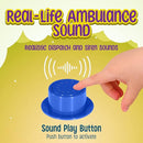 Ambulance Pop-up Play Tent for Kids with Sounds, Doctor Kit & Ball Pit for Toddlers & Up - Easy Setup Pop up Toy for Indoor & Outdoor, Emergency Vehicle Playset, Pretend Play, Great Gift by TinyTreasures Baby Boutique