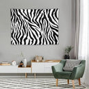 HZOHNAGO Zebra Print Tapestry Nature Wild Animals Black and White Stripe Printed Wall Tapestry Painting Wall Hanging for Bedroom Living Room Dorm 40" W x 30" H by CozyNest Decor