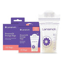 Lansinoh Breastmilk Storage Bags, 150 Count, Baby Essentials, Fast Freeze & Thaw Breast Milk Bags for Baby Bottle Feeding, Superior Strength & Stretch, 6 Ounce by TinyTreasures Baby Boutique
