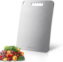 Titanium Cutting Board Ultra-Lightweight,Non-Toxic,Food-Grade Pure Titanium Cutting Boards for Kitchen Dishwasher Safe Double Sided High - End Chopping Board for Meat Vegetable Fruit by CozyNest Decor