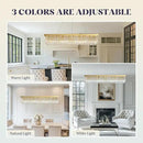 10 Lights Modern Crystal Chandelier, Gold K9 Rectangle Rectangular Chandeliers,Luxury Flush Mount Pendant Ceiling Light for Dining Room Kitchen Island L47''xW10''xH10'' by CozyNest Decor