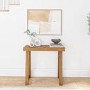 Plank+Beam Solid Wood Console Table, 36 Inch, Sofa Table, Narrow Entryway Table for Hallway, Behind The Couch, Living Room, Foyer, Easy Assembly, Pecan by CozyNest Decor