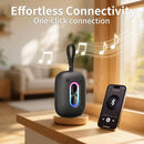 Waterproof Shower Bluetooth Speaker, Durable & Portable with Clear Sound, Ideal for Shower, Pool, Beach & Kayaking, BT 5.3 –Black by TinyTreasures Baby Boutique