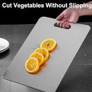 Titanium Cutting Board - 2025 New Upgrade 100% Pure Titanium Cutting Boards for Kitchen Double Sided Non Toxic Titanware Cutting Board,Hygiene Durable Dishwasher Safe Chopping Board (12"L x 9"W) by CozyNest Decor