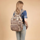 Wrangler Leopard Print Backpack Multifunction Baby Travel Bag with Changing Pad, Stroller Straps and Pacifier Case WG2204-91103LP-BR by TinyTreasures Baby Boutique