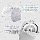 Premium Portable Baby Lounger Nest – Foldable Travel Bassinet for Newborn & Infant with Mesh Canopy, 2 Toys, Waterproof Mattress & Removable Cover – White by TinyTreasures Baby Boutique