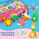 ifergoo Air Dry Clay for Kids - Animal Modeling Clay Kit, 6 Animal Designs with Sculpting Tools & Tutorials, Ultra Light & Soft, Arts & Crafts DIY Creative Toys, Gifts for Age 3-12 Girls & Boys by TinyTreasures Baby Boutique