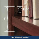 Sauder Miscellaneous Storage 3 Bookcase/Book Shelf, L: 35.28" x W: 13.23" x H: 43.78", Select Cherry finish by CozyNest Decor