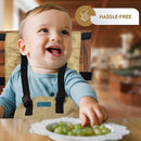 Baby Portable High Chair for Travel | Essential Travel Highchair | Baby Chair Harness by TinyTreasures Baby Boutique
