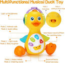 Baby Musical Duck Toy Dancing Crawling Tummy Time, Light Up Infant Toys 0-3-6 6-12 12-18 Months Gifts for 1 2 Year Old Boys Girls Baby Learning Development Toddler Toys Age 0-2 by TinyTreasures Baby Boutique