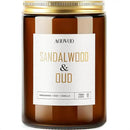 AOOVOO Sandalwood Oud Candle - Large Scented Candles 22oz, Soy Candles, Aromatherapy Candle, Soy Wax Candle by CozyNest Decor