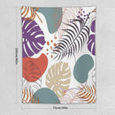 ICMOLYYENLO Tropical Green Leaves Tapestry, Exotic Leaves Beautiful Bedroom Wall Hanging, Floral Poster Blanket for Bedroom Living Room Dormitory Apartment 60x60 Inch by CozyNest Decor