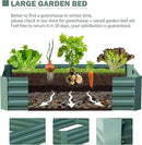 Aoodor 4 x 3 x 3 ft Raised Metal Garden Bed, Mini Greenhouse Kit with 2 Roll-up Zipper Doors for Vegetables, Herbs, and Flowers by GreenHaven Gardens