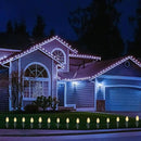C9 Christmas Pathway String Lights, 38Ft Clear Pathway String Lights Outdoor with 25 Clear Bulbs and Stakes, Waterproof Walkway Lights for Outside Driveway Sidewalk Outdoor Christmas Decorations by GreenHaven Gardens