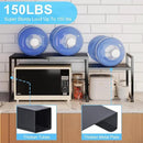 44.3 Inches Expandable Metal Storage Shelves,150LBS Heavy Duty Shelving Units and Storage For Appliance,Adjustable Utility Organization and Storage Shelf Rack For Kitchen Cabinet Closet Garage Pantry by CozyNest Decor