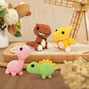 Mewaii Crochet Kit for Beginners – 5 Easy Dinosaur Crochet Kits with Step-by-Step Video Tutorials, Pre-Started Yarn, 40% Extra Yarn, Beginner Crochet Kit for Adults & Kids by TinyTreasures Baby Boutique