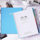 Monthly Planner 2025-2026 - JUL 2025 - DEC 2026 Planner/Calendar, 18 Monthly, with Colorful Tabs, Planner for Daily Organizing - Waterproof Cover (8" x10", Notes Pages, Light Blue) by TinyTreasures Baby Boutique