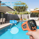 MESTEK Infrared Thermometer Temperature Gun -40℉~2912℉, High Temp Thermometer with Thermocouple Probe, Non-contact Digital Laser Thermometer Gun 50:1 Pyrometer for Industrial HVAC Forge Metal Smelting by TinyTreasures Baby Boutique