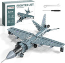 Lucky Doug STEM Building Projects Model Airplane Jet Set - Building Toys for Kids Ages 8-12, Assembly Science Kit for Boys 8 9 10 11 12 Years Old by TinyTreasures Baby Boutique