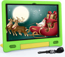Tablet for Kids 10.1 inch Android 14 6000mHA 8GB RAM+64GB ROM(Expandable to 1TB Kids Tablet Age 3-12 with Case& Lanyard WiFi6 Google Kids Space Parental Control 1280 * 800 HD Screen Green by TinyTreasures Baby Boutique