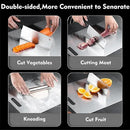 Titanium Cutting Board - 2 pack Titanium Cutting Boards for Kitchen,Double Sided Titanium Cutting Mat,Non Stick Chopping Board Easy to Clean（7.67 * 11.81in） by CozyNest Decor