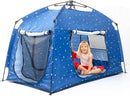 Kids Play Tent-Portable Playhouse Children House -Easy Set up Indoor Outdoor with Carry Bag for Kids-Light Strip Design for Night Use with Starry Fabric - Space for Children and Parents-Birthday by TinyTreasures Baby Boutique