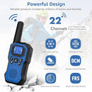 2 Way Radios for Adults Long Range Walkie Talkies for Kids Rechargeable 4 Pack, Camping Hiking Skiing Cruising Gear with Lamp, USB-C, SOS Siren, NOAA Alert, iVOX Hands-Free, One-Touch Pairing by TinyTreasures Baby Boutique