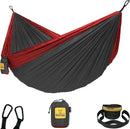 Wise Owl Outfitters Camping Hammock – 500lbs Portable Hammock with Tree Straps - Travel, Backpacking, Hiking, Outdoors Camping Gear - Single or Double by GreenHaven Gardens
