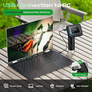 Handheld Digital Microscope D-KS2 with 2" IPS Screen - Take Pictures & Videos - Download to PC & Mac - 1000X Pocket Microscope for Kids/Adults with 32G SD Card - Use Indoors&Outdoors by TinyTreasures Baby Boutique