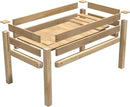 Greenes Fence Original Cedar Elevated Garden Bed, 24" W x 48" L x 31" H - Made in USA with North American Cedar by GreenHaven Gardens