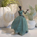 Guichifun Fairy Statue Collection Home Decoration - Leaf Angel Girls with Dragonfly Resin Home Decor for Outside or Inside Rustic Garden Outdoor Yard Decorations Figurines Gift 7.4 x 5.25 x 12 Inch by CozyNest Decor