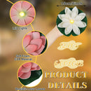 12 PCS Waterproof Floating Lotus Light - Diwali Floating Flower Light Battery Operated Water Activated Warm White Light Pool Flower Lamp Wedding,Anniversary,Garden Decoration(6 Inch, Mix-Color) by GreenHaven Gardens