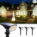 4 Pack Solar Powered Outdoor Spot Lights Outside Waterproof 20 LEDs Landscape Spotlights Dusk to Dawn for House Yard Tree, Plants, Walls, Path, Garden, Statues, Superior Accent Lamp Warm White by GreenHaven Gardens
