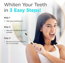 CARBON WHITE Teeth Whitening Powder - Natural Activated Coconut Charcoal Tooth Powder for Removing Stains & Discoloration - Helps Fight Tartar & Plaque, Freshens Breath - Tasteless, Odorless - 30g by CozyNest Decor