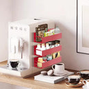 Magnetic Spice Rack Organizer for Fridge Seasoning Organizer for Kitchen Storage With Screw Magnetic Shelf for Oven, RV,Garage,Bathroom (Red, 4pack) by CozyNest Decor