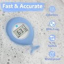 Baby Bath Tub Thermometer for Infant, Bathtub Water Temperature Room Thermometer, Safety Floating Bathing Toy, Newborn Essentials, Gifts for Moms Infant - New Upgraded Waterproof by TinyTreasures Baby Boutique