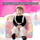 ALIMORDEN Kids Ultra-Soft Snuggle Foam Filled Chair, Cuddly Sherpa Reading Couch for Boys and Girls,Glow-in-The-Dark Unicorn Pattern by CozyNest Decor
