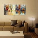 Canvas Wall Art Abstract Cityscape Painting Modern New York City Artwork Lady Romantic Street Scenery Picture Home Office Decor by CozyNest Decor