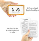 Teacher Created Resources Time Flash Cards (EP62046) 3-1/8" x 5-1/8" by TinyTreasures Baby Boutique