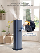 8L Smart Humidifiers for Bedroom Large Room, 2.1Gal Cool Mist Top Fill Diffuser Ambient Light, App & Remote Control, 3 Mist Modes, Quiet Humidifier for Home Office Plant (Blue) by TinyTreasures Baby Boutique