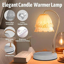 GEEZO Fragrance Candle Warmer Lamp，Electric Candle Warmer with Timer & Dimmer，Mom Christmas Birthday Gifts for Women, House Warming Gifts New Home Bedroom Decor by CozyNest Decor