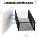 Tioncy 4 Pcs Magnetic Storage Bin Magnetic Locker Organizer for Pegboard Refrigerator Shelves Basket Container Wire Storage Holder for Kitchen Home Whiteboard(Black,10.6''l) by CozyNest Decor