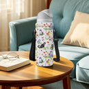 Neoprene Water Bottle Carrier Bag with Adjustable Shoulder Strap for Men Women Walking Hiking,Portable Insulated Holder Case for Stainless Steel/Glass/Plastic Bottles by TinyTreasures Baby Boutique
