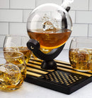 Marine Decanter Set With 4 Whiskey Glasses 1000ml