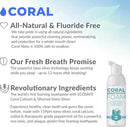 Coral Nano Silver Foaming Toothpaste, Natural Fluoride Free Toothpaste, SLS and Glycerin Free, Cool Mint, 4 Ounce by CozyNest Decor