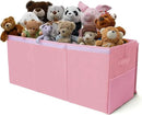 Extra Large Toy Storage Organizer with Lid - Sturdy, Collapsible Toy Chest Storage Box Design - Toys Bin with Dividers for Kids, Nursery, Bedroom, Playroom 37"x16"x14" by CozyNest Decor